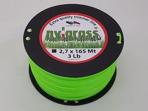 Damil 2.7mm szögletes   165 méter olasz FIN/T/2.7/1.36SZ