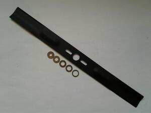 Fűnyíró kés  560 mm, univerzális egyenes, betétgyűrűvel utángyártott MOG925/R