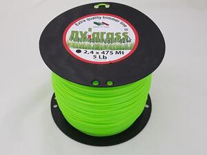 Damil 2.4mm kerek   475 méter olasz FIN/T/2.4/2.25