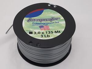 Damil 3.0mm szögletes   135 méter alu olasz FIN/T/3.0/1.36A