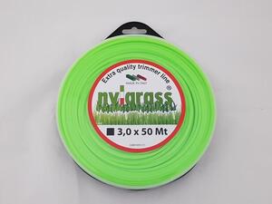 Damil 3.0mm szögletes 50 méter  bliszteres olasz FIN/T/3.0/0.5/SZ/B