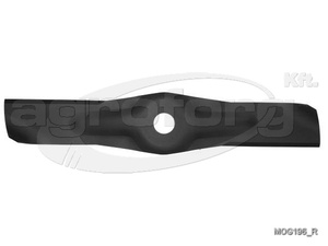 Fűnyíró kés Sabo  498mm, 2 furatos utángyártott MOG196/R