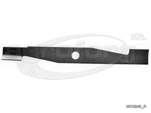 Fűnyíró kés Zengő  450mm, 22mm, 1 furatos utángyártott MOG946/R