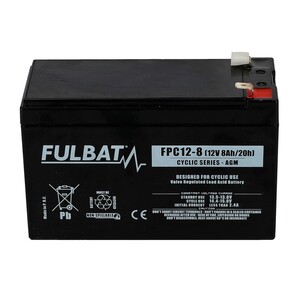 Akkumulátor Fulbat FPC12-8 (ws-jh1270) ws-18d utángyártott 590502-FU