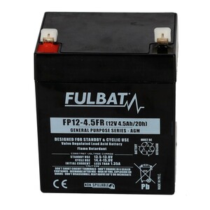 Akkumulátor Fulbat  12v, 4,5ah, általános felhasználásra, vrla 590071-FU
