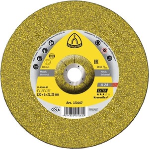 Klingspor Csiszolókorong A 24 EX125x6x22,23 - 188466