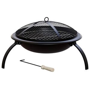 Tűzrakó és grillező ajándék hordtáskával HOP1000942-1