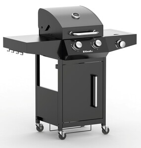 Riwall RGG 21 gázüzemű grillsütő 9kW, 2+1 gázégővel - GB01A2401113B_hu