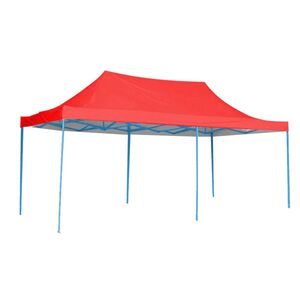 Összecsukható kerti pavilon hordtáskával piros 2,9x5,7m HOP1000809-2