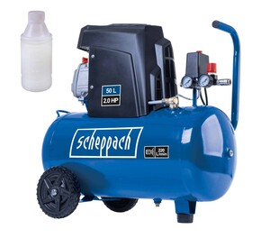 Scheppach HC 65 - olajkenésű kompresszor 10 bar / 50 liter - 5906174934