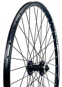 BIKETRADE Tárcsafékes kerékpár első kerék 27,5 DISK fekete 15710