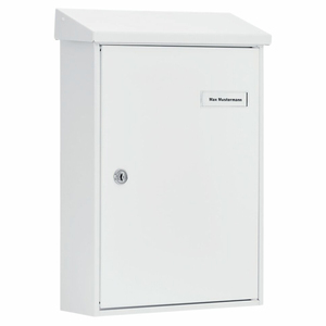 BURG WACHTER Letter 5832 hagyományos kültéri postaláda fehér