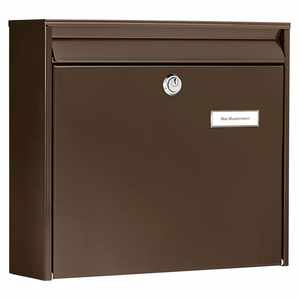 Burg Wachter Potsdam 877 BR Barna minőségi kültéri társasházi postaláda BW20270