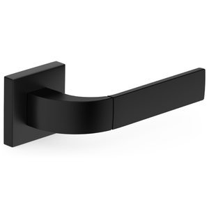 Metal-Bud FOKS K Fekete divatos rozettás kilincs MBFOKCZ