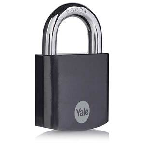 Yale Y300B/63/127/1 Fekete edzett acél lakat Y300B631271