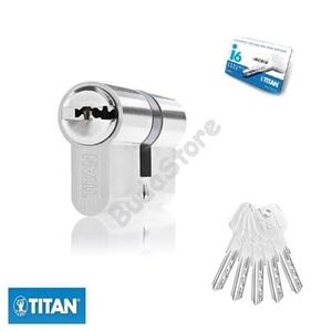 TITAN i6 zárbetét 30/30mm fúrásvésett 5 fúrt kulcs matt nikkel 3286610