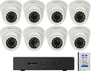 8 dome kamerás AHD CP PLUS megfigyelőrendszer 116860