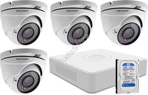 4 dome infrakamerás megfigyelőrendszer HIKVISION HDTVI 116616