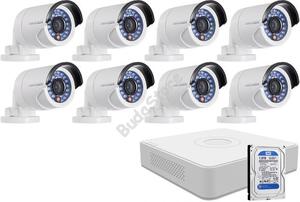 8 infrakamerás megfigyelőrendszer HIKVISION HDTVI 116614
