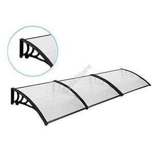 Műanyag előtető 90x300cm fekete HOP1000696-6