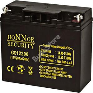 HONNOR 12V 20Ah zselés ólom akkumulátor 117946