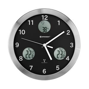 Bresser MyTime io falióra 30 cm, fekete 74670