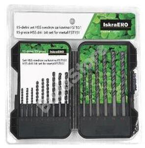 ISKRA ERO  15-RÉSZES HSS FÉMFÚRÓ KÉSZLET   FST151