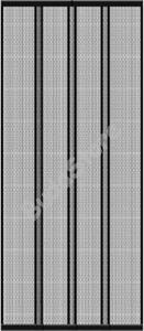 Szúnyogháló függöny ajtóra fekete 11608BK 122882