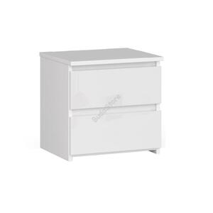 2-fiókos hálószoba komód fehér HOP1001286