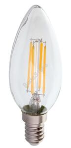 ISKRA LED izzó C37 E14 4W 2700K FILAMENT - 3830038915307