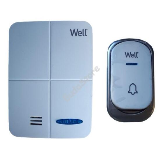 WellBrief Vezeték nélküli csengő + nyomógomb 120m