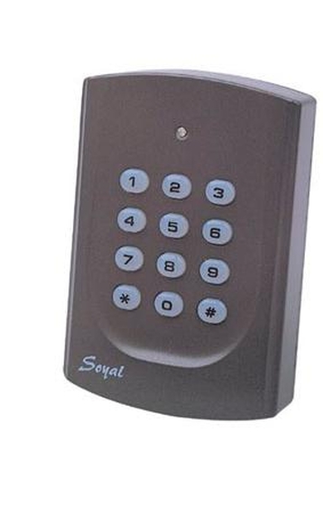 SOYAL AR-721K-B szürke Kártyaolvasó és kódbillentyűzet hálózati központokhoz AR721KB