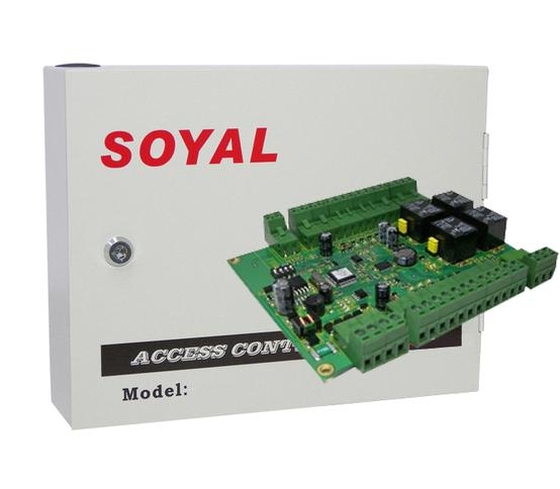 SOYAL AR-716Ei 15 000 felhasználós 16 ajtós hálózati vezérlőközpont PC csatlakozással IP