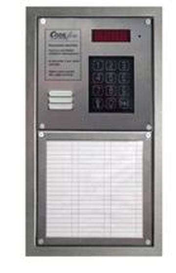 EVKT 800 központ + 3 oszlopos névtábla Digitális kaputelefon központ