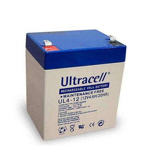 ULTRACELL 12V 4Ah Zselés ólom akkumulátor