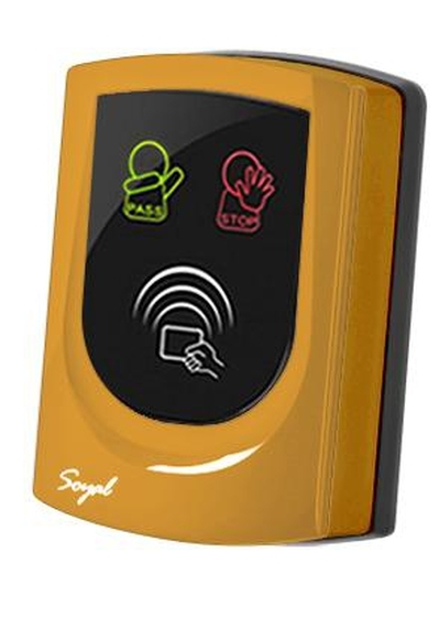 SOYAL AR-725UB Közelítőkártyás segédolvasó beléptetőrendszerekhez narancs