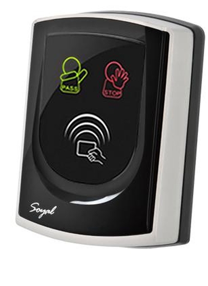 SOYAL AR-725UBM fekete Közelítőkártyás segédolvasó beléptetőrendszerekhez AR725UBM