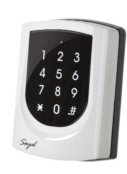 SOYAL AR-725H Mifare Önálló vezérlő vagy hálózati ajtóvezérlő gyöngyház fehér 106265