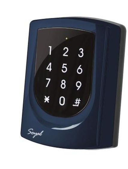 SOYAL AR-725K kék Kártyaolvasó és kódbillentyűzet hálózati központokhoz AR725K