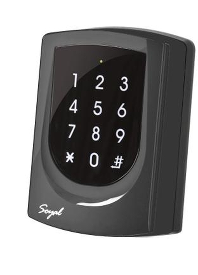 SOYAL AR-725K Kártyaolvasó és kódbillentyűzet hálózathoz vagy önálló vezérlőkhöz szürke