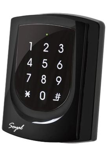 SOYAL AR-725K Mifare Kártyaolvasó és kódbillentyűzet hálózathoz vagy önálló vezérlőkhöz fekete