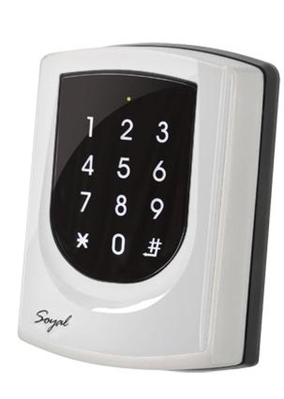 SOYAL AR-725KM Kártyaolvasó és kódbillentyűzet hálózathoz vagy önálló vezérlőkhöz ezüst