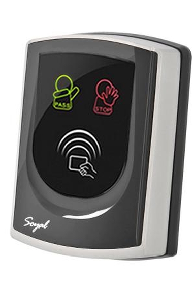 SOYAL AR-725UDM Kártyaolvasó hálózati központokhoz vagy önálló vezérlőkhöz szürke