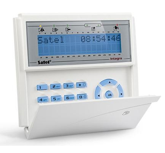 SATEL INTEGRA KLCD-R-BL LCD kezelő