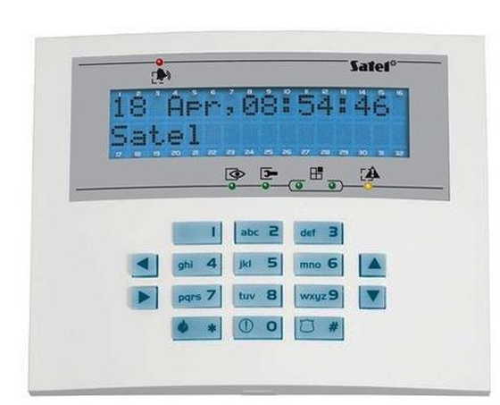 SATEL INTEGRA KLCD-L BLUE LCD kezelő