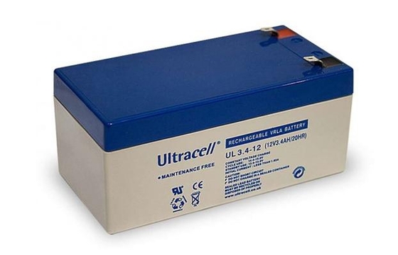 ULTRACELL 12V 3,4Ah Zselés ólom akkumulátor