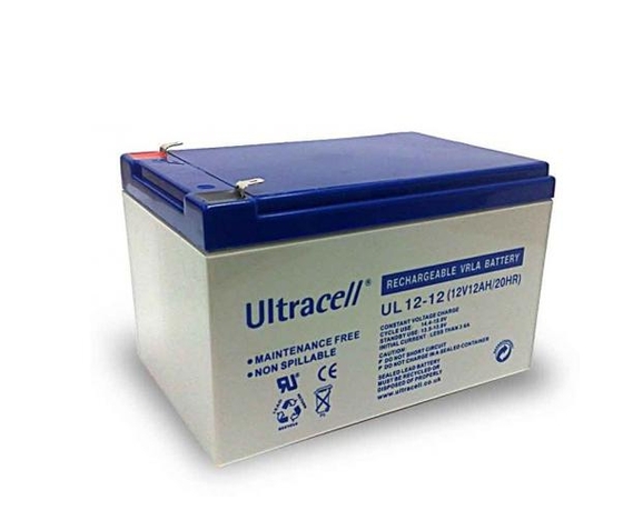 ULTRACELL 12V 12Ah Zselés ólom akkumulátor