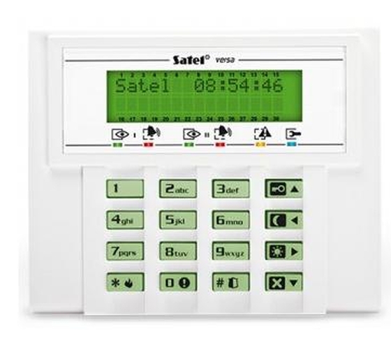SATEL VERSA LCD-GR Alfanumerikus LCD kezelő 109385