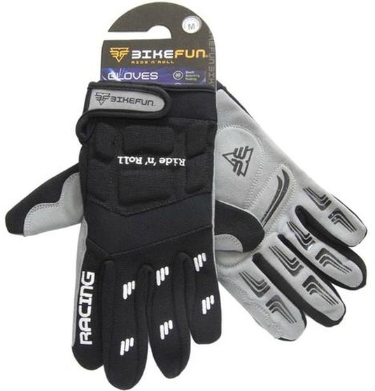 BIKEFUN biciklis kesztyű Freeride L-es fekete 221L2