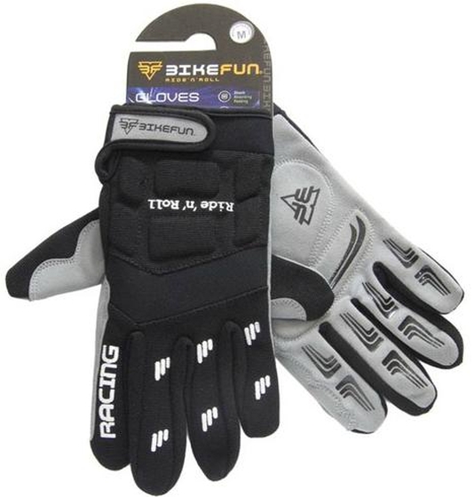 BIKEFUN biciklis kesztyű Freeride XS-es fekete 221XS2